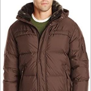 Andrew Marc chocolate brown coat